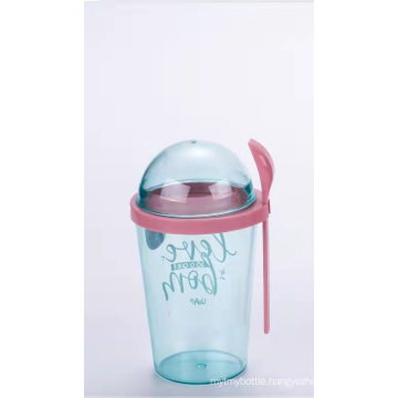 plastic salad cup 350ML salad cup with spoon